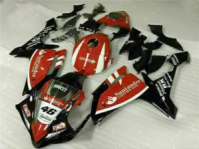 Descuento Carenados Moto Yamaha YZF R1 2007-2008 - Rojo Blanco Negro Fimer Santander 46