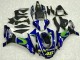 Descuento Carenados Moto Yamaha YZF R1 2015-2019 - Azul Plata Negro Verde MoviStar