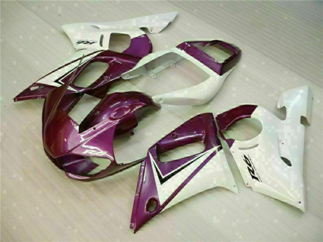 Descuento Carenados Moto Yamaha YZF R6 1998-2002 - Blanco Púrpura
