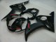 Descuento Carenados Moto Yamaha YZF R6 2003-2004 - Negro Brillante Negro Mate Rojo Calcomanías