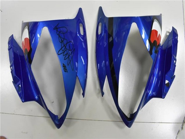 Descuento Carenados Moto Yamaha YZF R6 2006-2007 - Azul Amarillo Negro Brillante Tiburón