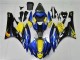 Descuento Carenados Moto Yamaha YZF R6 2006-2007 - Azul Amarillo Negro Brillante Tiburón