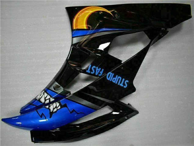 Descuento Carenados Moto Yamaha YZF R6 2006-2007 - Amarillo Azul Rojo Negro Brillante Tiburón
