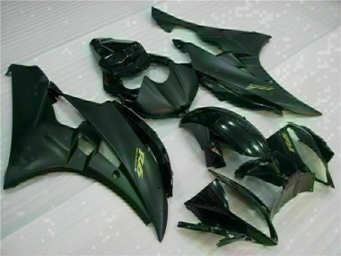 Descuento Carenados Moto Yamaha YZF R6 2006-2007 - Negro Brillante Negro Mate Oro Calcomanías