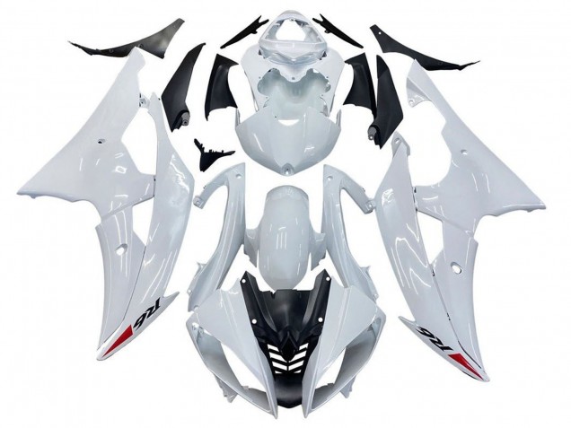 Descuento Kits Carenado Moto Yamaha YZF R6 2008-2016 - Blanco Brillante
