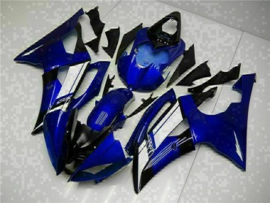 Descuento Carenados Moto Yamaha YZF R6 2008-2016 - Azul Blanco