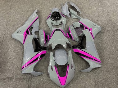 Descuento Carenados Moto Honda CBR1000RR 2017-2023 - Nardo Gris Rosa Raya