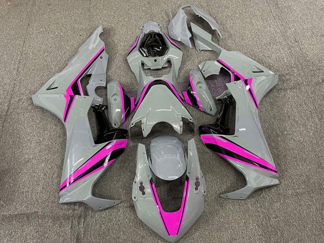 Descuento Carenados Moto Honda CBR1000RR 2017-2023 - Nardo Gris Rosa Raya