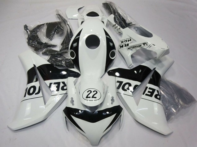 Descuento Carenados Moto Honda CBR1000RR 2008-2011 - Blanco Negro Brillante Repsol 22