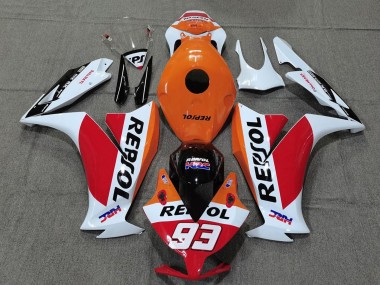 Descuento Carenados Moto Honda CBR1000RR 2012-2016 - Blanco Naranja Rojo Negro Brillante HRC Repsol 93