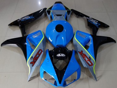 Descuento Carenados Moto Honda CBR1000RR 2006-2007 - Azul Amarillo Negro Brillante CBR