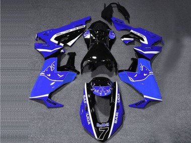 Descuento Carenados Moto Honda CBR1000RR 2017-2023 - Azul Blanco Negro Brillante Toro