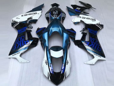 Descuento Carenado Moto Honda CBR1000RR 2017-2023 - Blanco Azul Negro Brillante