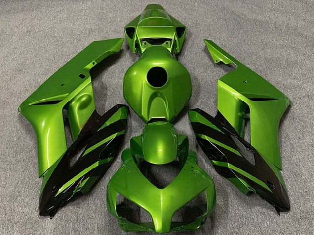 Descuento Carenados Moto Honda CBR1000RR 2004-2005 - Verde Negro Brillante Raya