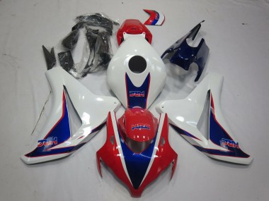 Descuento Carenados Moto Honda CBR1000RR 2008-2011 - Blanco Rojo Azul HRC Estilo
