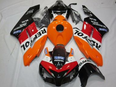 Descuento Kit Carenados Moto Honda CBR1000RR 2004-2005 - Naranja Blanco Rojo Negro Brillante Repsol