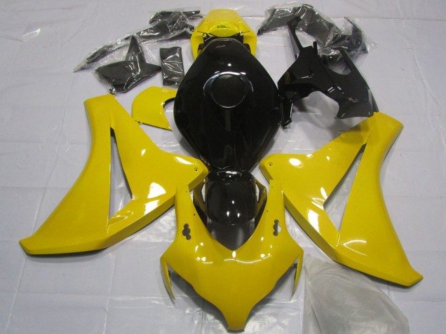 Descuento Carenado Moto Honda CBR1000RR 2008-2011 - Amarillo Negro Brillante