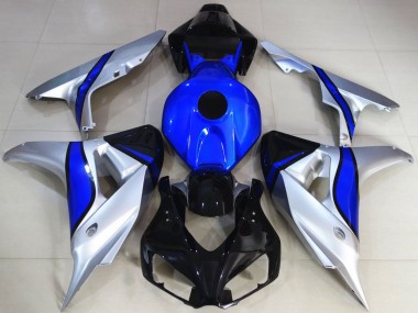 Descuento Carenados Moto Honda CBR1000RR 2006-2007 - Plata Azul Negro Brillante