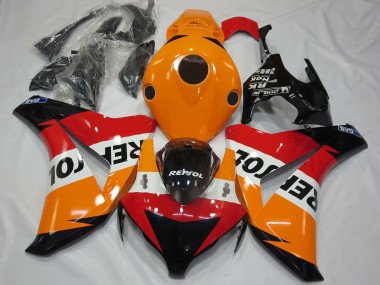 Descuento Kits Carenado Moto Honda CBR1000RR 2008-2011 - Naranja Blanco Rojo Negro Brillante Repsol