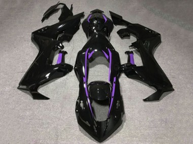 Descuento Carenados Moto Honda CBR1000RR 2017-2023 - Negro Brillante Púrpura Línea