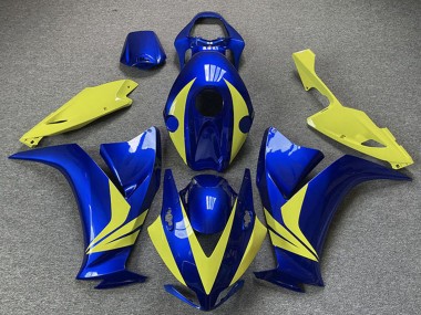 Descuento Carenados Moto Honda CBR1000RR 2012-2016 - Azul Alta Visibilidad Amarillo