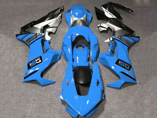 Descuento Carenados Moto Honda CBR1000RR 2017-2023 - Azul Blanco Plata Negro Brillante DSI