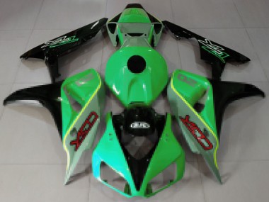 Descuento Carenados Moto Honda CBR1000RR 2006-2007 - Verde Azul Negro Brillante CBR Estilo