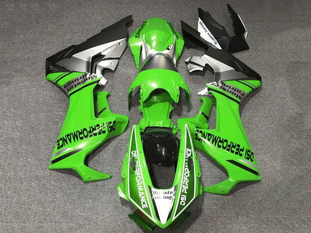 Descuento Carenados Moto Honda CBR1000RR 2017-2023 - Verde Blanco Plata Negro Mate DSI Performance