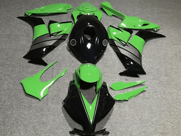 Descuento Carenados Moto Honda CBR1000RR 2012-2016 - Verde Gris Negro Brillante