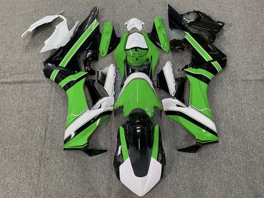 Descuento Carenado Moto Honda CBR1000RR 2017-2023 - Blanco Verde Negro Brillante