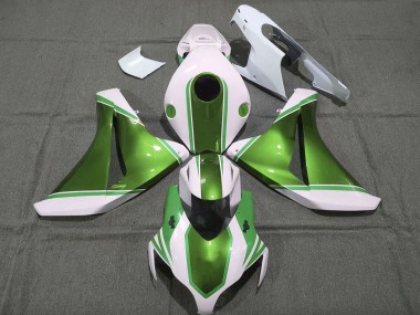 Descuento Carenados Moto Honda CBR1000RR 2008-2011 - Blanco Lustroso Verde Perla