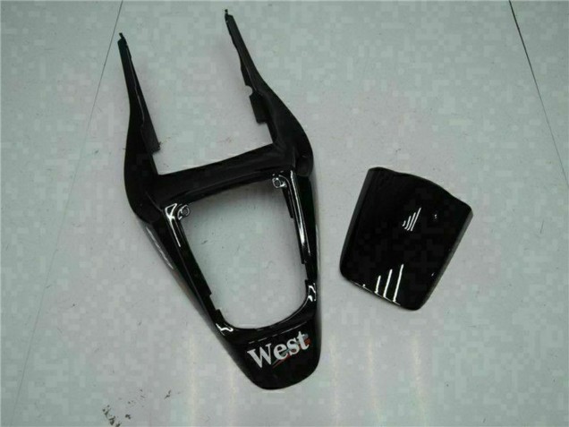 Descuento Carenados Moto Honda CBR600RR 2003-2004 - Negro Brillante Blanco West Mobil