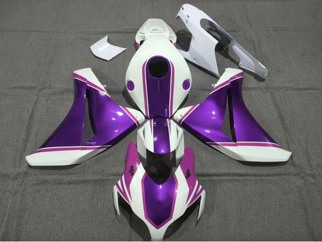 Descuento Carenados Moto Honda CBR1000RR 2008-2011 - Blanco Púrpura Brillante Rosa