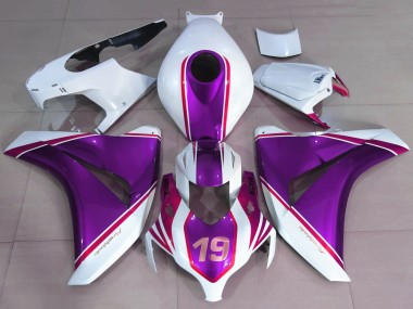 Descuento Carenados Moto Honda CBR1000RR 2008-2011 - Blanco Púrpura Brillante Rosa 19