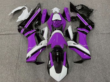 Descuento Carenado Moto Honda CBR1000RR 2017-2023 - Blanco Púrpura Negro Brillante