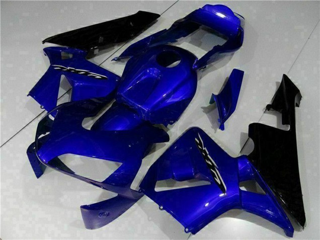 Descuento Kits Carenado Moto Honda CBR600RR 2003-2004 - Azul Negro Brillante