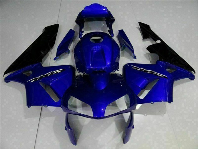 Descuento Kits Carenado Moto Honda CBR600RR 2003-2004 - Azul Negro Brillante