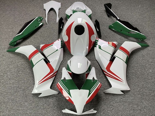 Descuento Carenados Moto Honda CBR1000RR 2012-2016 - Blanco Rojo Verde