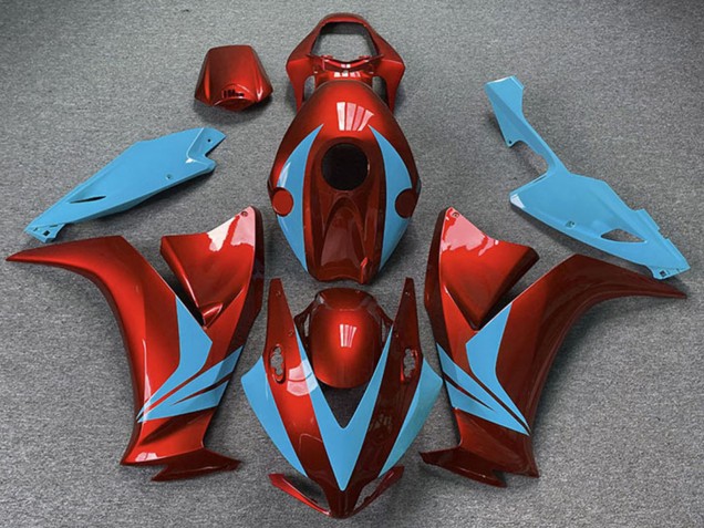 Descuento Carenados Moto Honda CBR1000RR 2012-2016 - Rojo Azul Claro