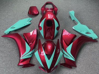 Descuento Carenados Moto Honda CBR1000RR 2012-2016 - Rojo Azul Verdoso
