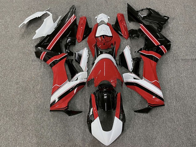 Descuento Carenados Moto Honda CBR1000RR 2017-2023 - Blanco Rojo Negro Brillante