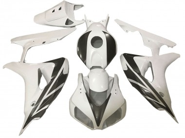 Descuento Carenados Moto Honda CBR1000RR 2006-2007 - Blanco Negro Raya