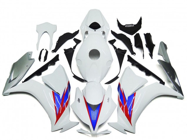 Descuento Carenados Moto Honda CBR1000RR 2012-2016 - Blanco Azul Rojo Plata