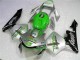 Descuento Carenado Moto Honda CBR600RR 2003-2004 - Plata Verde Negro Brillante