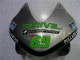 Descuento Carenado Moto Honda CBR600RR 2003-2004 - Plata Verde Negro Brillante