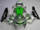 Descuento Carenado Moto Honda CBR600RR 2003-2004 - Plata Verde Negro Brillante