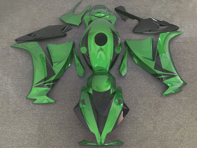 Descuento Carenados Moto Honda CBR1000RR 2012-2016 - Verde Negro Brillante Estilo