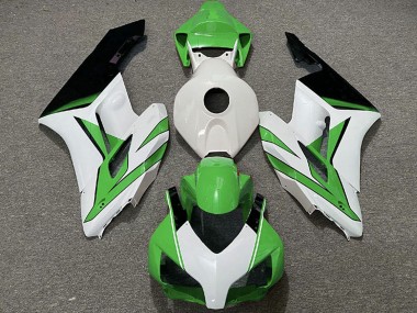 Descuento Carenados Moto Honda CBR1000RR 2004-2005 - Blanco Verde Negro Brillante