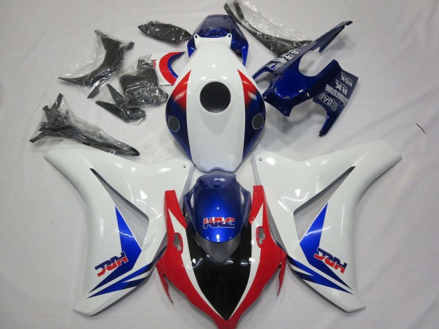 Descuento Carenado Moto Honda CBR1000RR 2008-2011 - Blanco Azul Rojo HRC