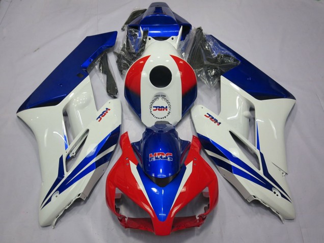 Descuento Carenados Moto Honda CBR1000RR 2004-2005 - Blanco Azul Rojo HRC OEM Estilo